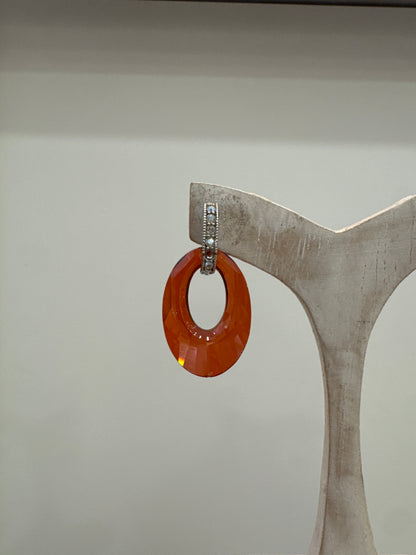 Pendientes Plata Cristal Swarovski