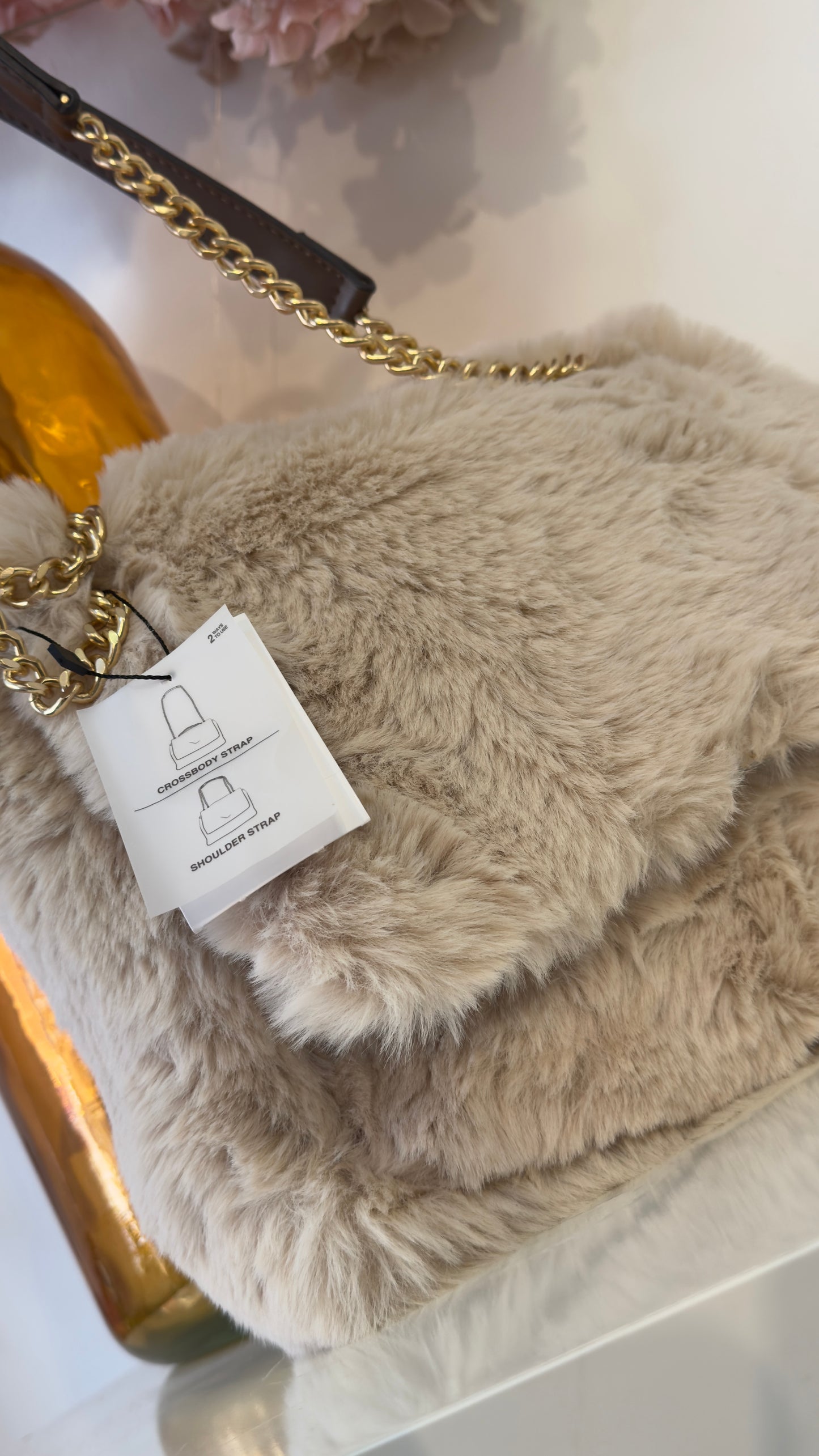 Bolso pelo sintético Bear