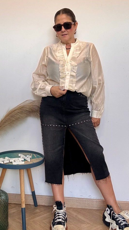 Falda Vaquera   Tachuelas