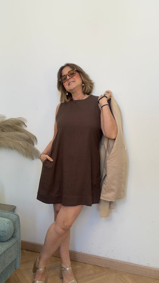 Vestido Lino Carola