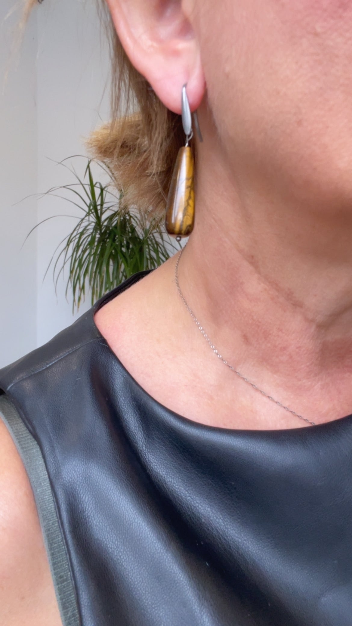 Tiger's Eye Earrings