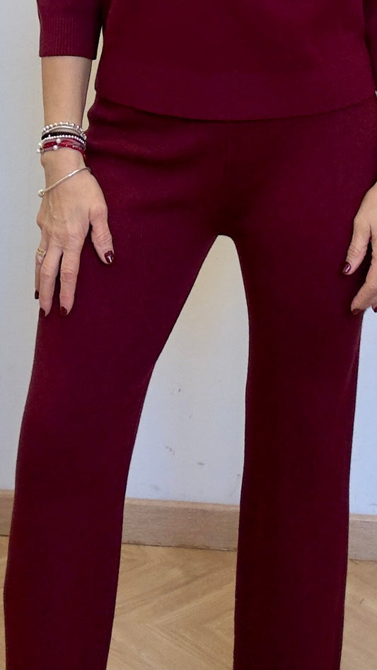 Suéter de Punto Burdeos Carla