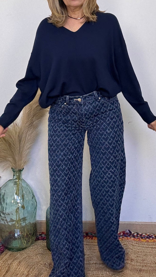 Tiffosi Wide Hip Jeans - High Waist Jeans for Women