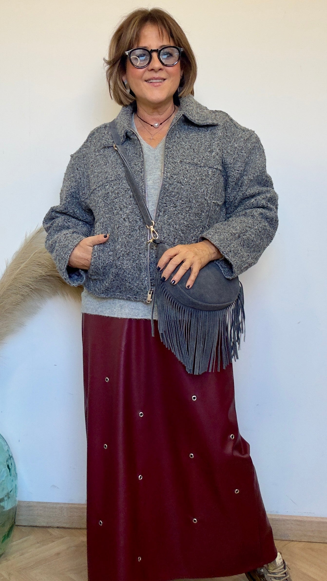 Falda Eco Piel Canadá