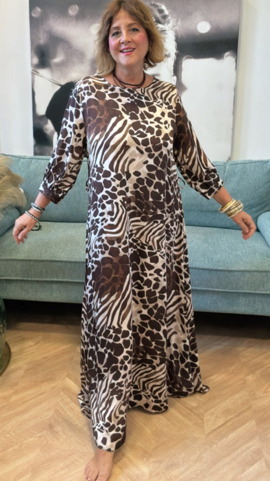 Vestido Animal Print Lion