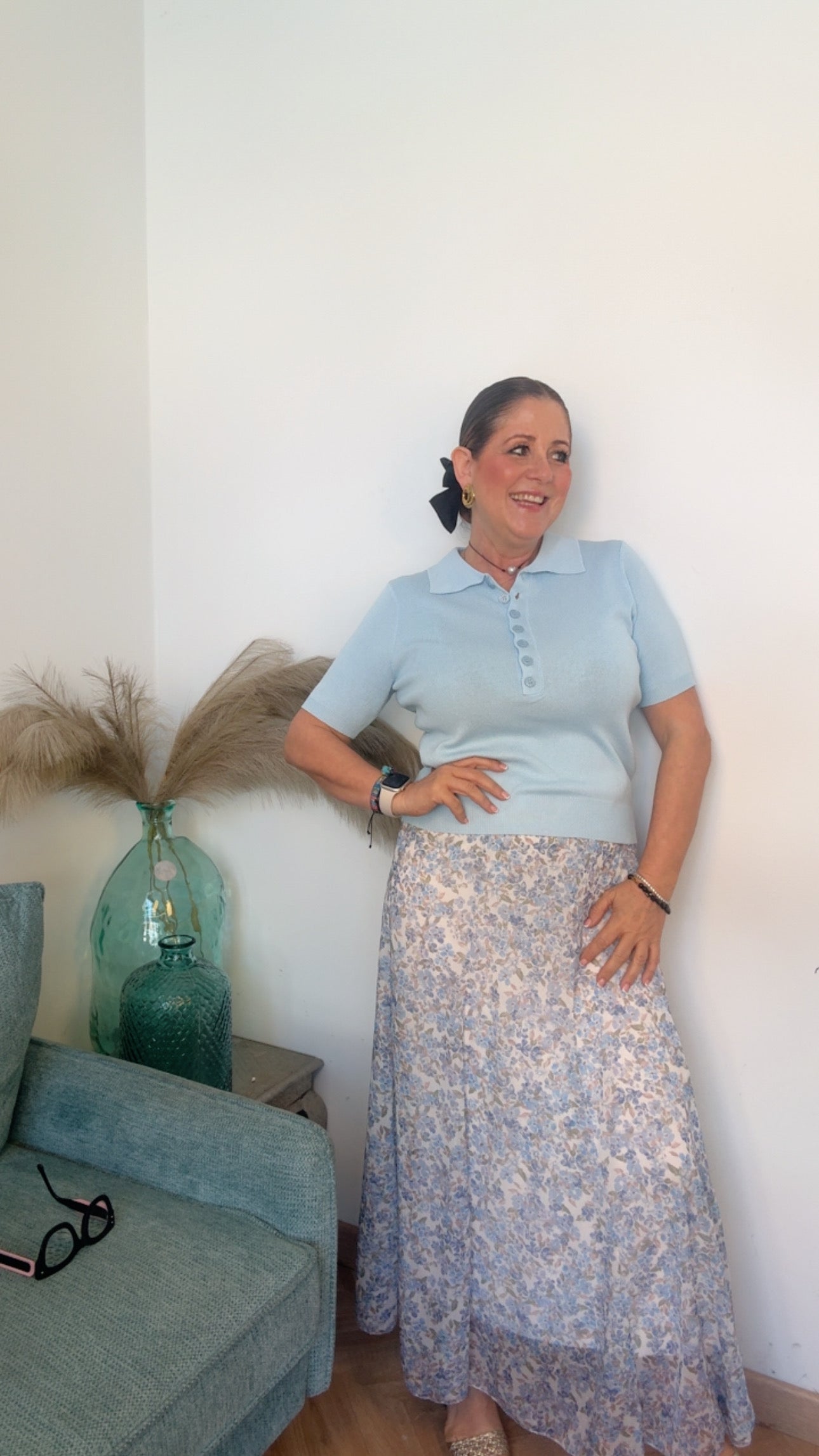 Falda Flores Cecilia