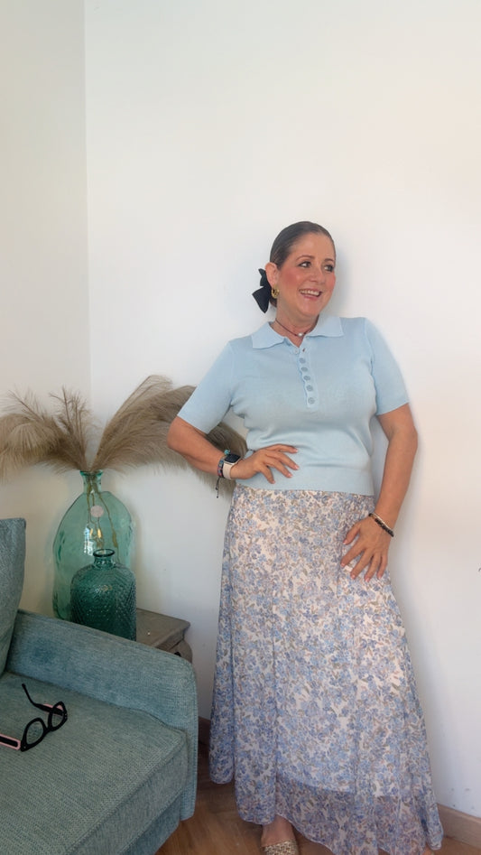Falda Flores Cecilia