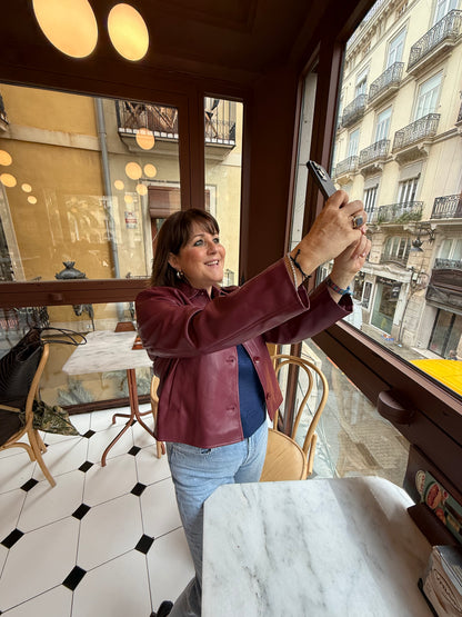 Chaqueta de eco piel Zintia