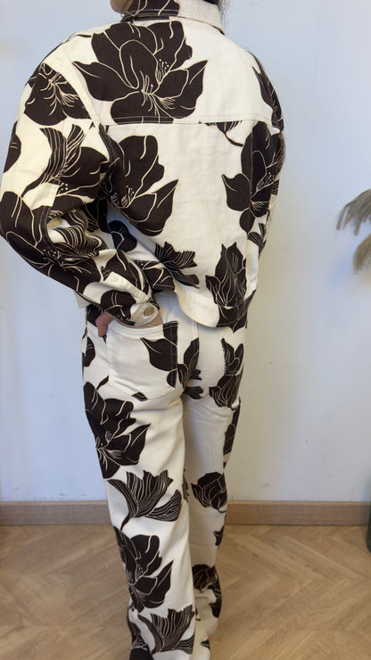 Pantalón vaquero flower