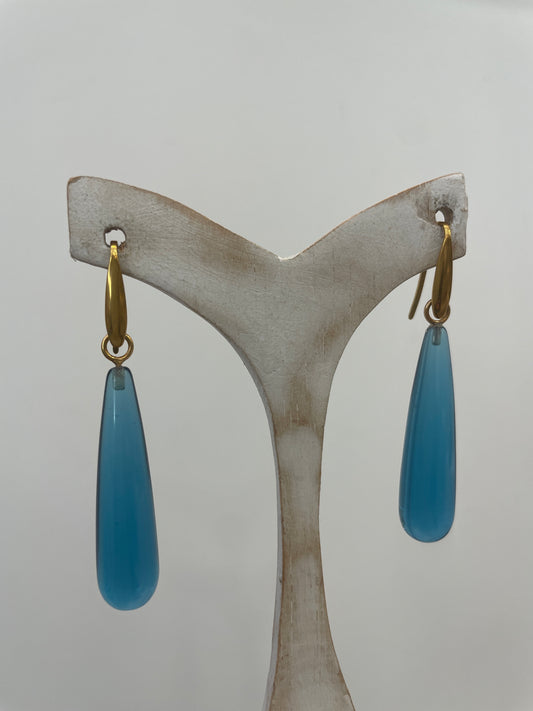 Pendientes Piedra Natural Azul