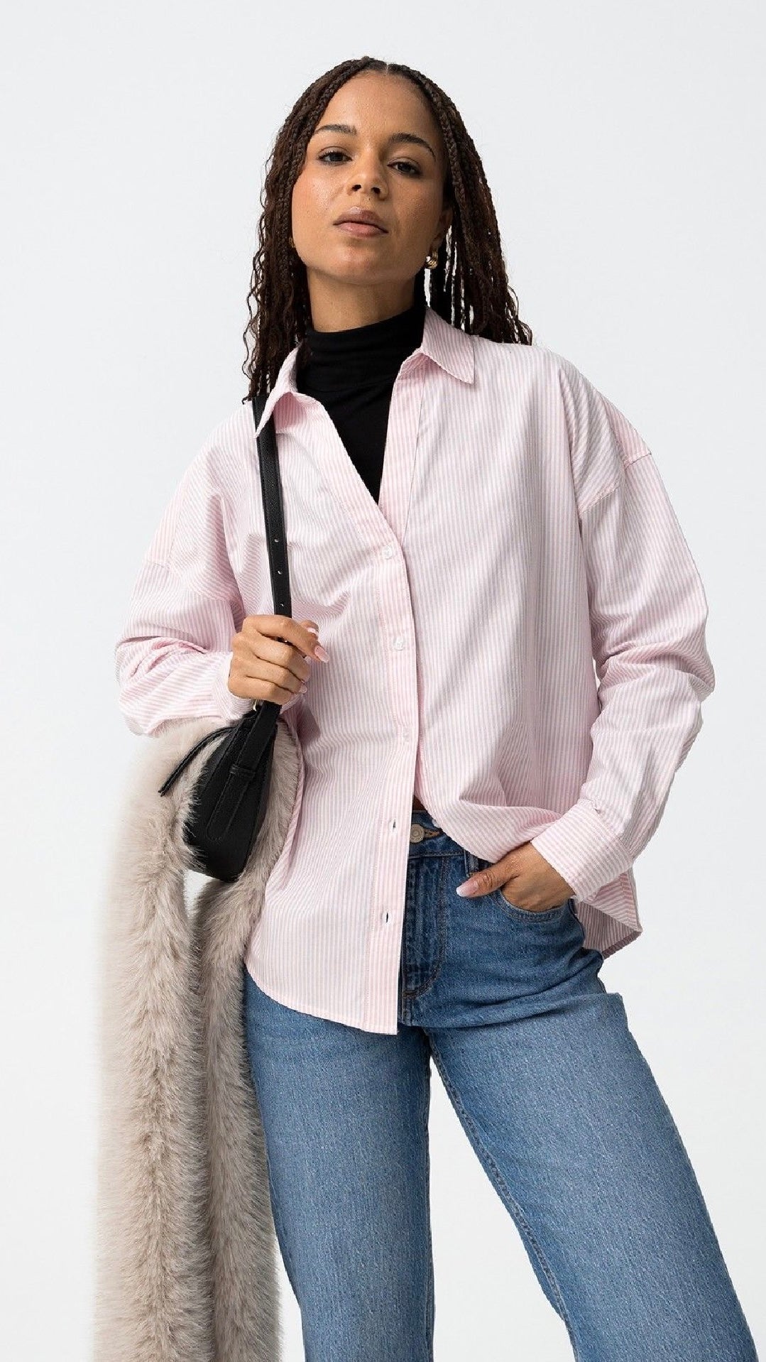 Pink striped shirt Martinique