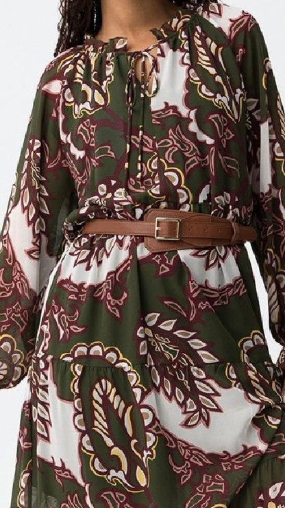 Planet chiffon dress