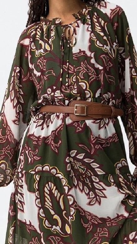 Planet chiffon dress