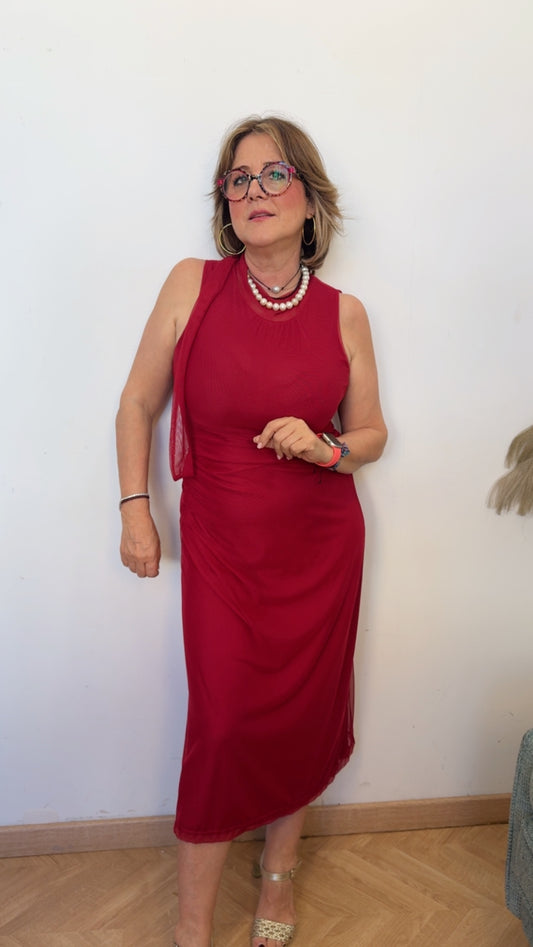 Vestido Rojo Roxan