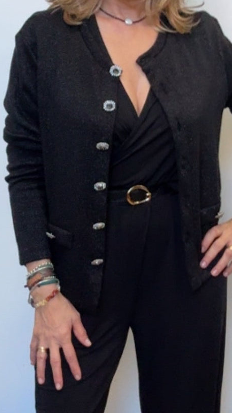 Cardigan Punto Glitter Glam