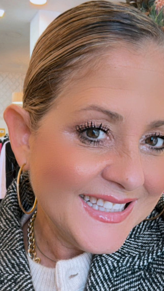 Pendientes de aro en acero amarillo